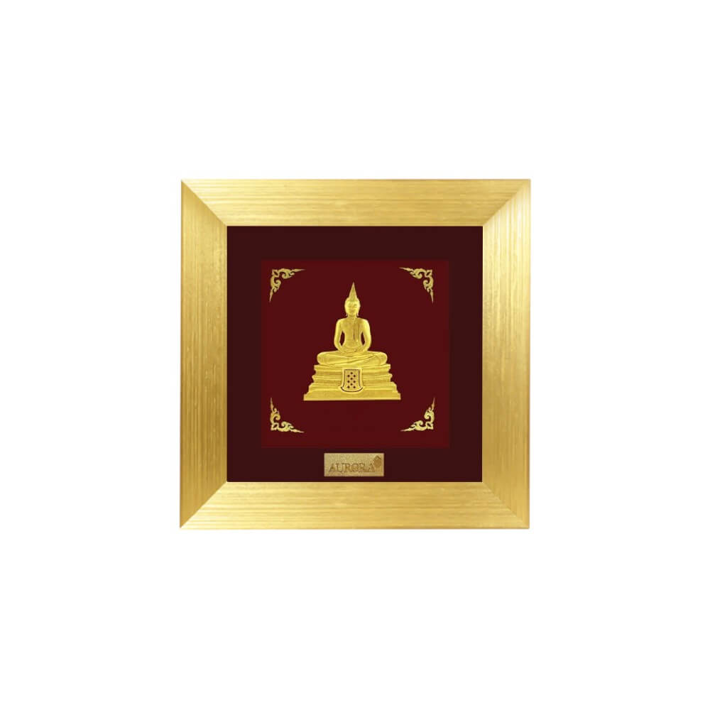 กรอบรูปหลวงพ่อโสธร AURORA DESIGN กรอบทอง ขนาด 18 X 18 ซม.
